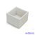 Dekorláda kocka 11x11cm - Fehér