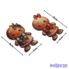 Nyomtatott dekorkarton - Mézi pár 2db/csomag