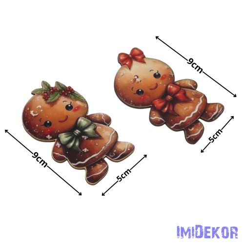 Nyomtatott dekorkarton - Mézi pár 2db/csomag