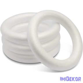 Polisztirol koszorú 15cm 5db/cs