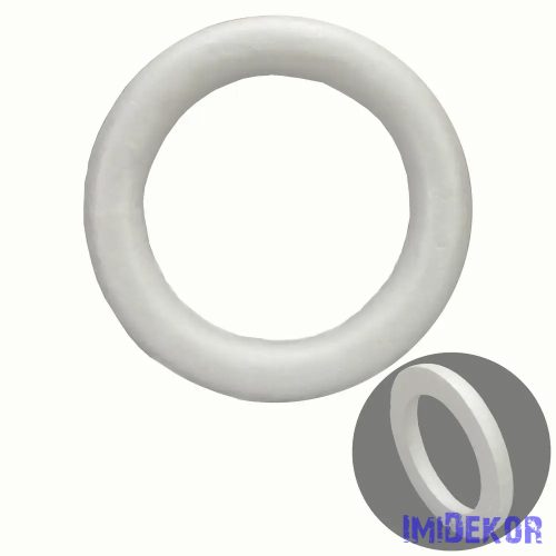 Polisztirol félkoszorú 25cm