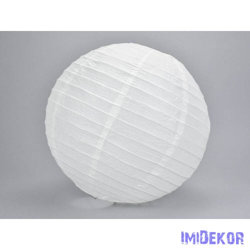 Papír lampion 30 cm - Fehér