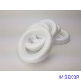 Polisztirol félkoszorú 14,5cm 5db/cs