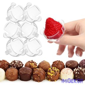 Bonbon tartó félgömb pálcázható opálos 4 cm