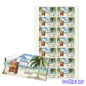 Matrica - Nyugdíjas - Boldog nyugdíjas éveket 14db/lap