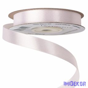 Szatén szalag 12 mm x 22.86 m - Fehér