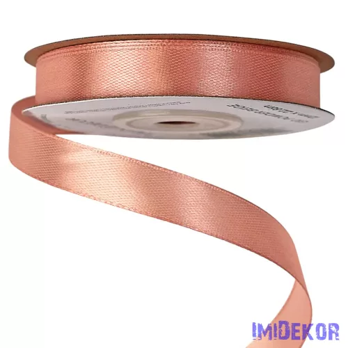 Szatén szalag 12 mm x 22.86 m - Púder Bézs
