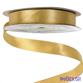 Szatén szalag 12 mm x 22.86 m - Arany