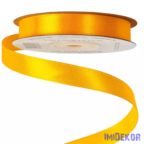 Szatén szalag 12 mm x 22.86 m - Sötét Citromsárga