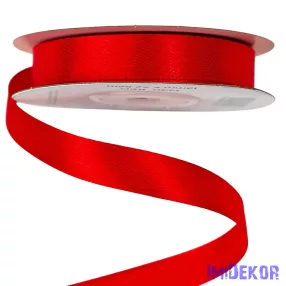 Szatén szalag 12 mm x 22.86 m - Piros