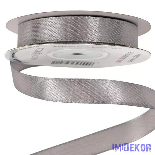 Szatén szalag 12 mm x 22.86 m - Kékes Ezüst