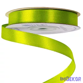 Szatén szalag 12 mm x 22.86 m - Teazöld