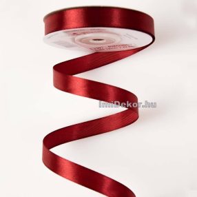 Szatén szalag 12 mm x 22.86 m - Bordó