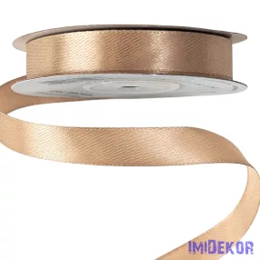 Szatén szalag 12 mm x 22.86 m - Barna