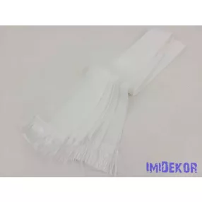 Sima fehér koszorú szalagok