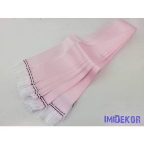   Színes sírcsokor szalag 5cm x 150cm 10db/csomag - Babarózsaszín