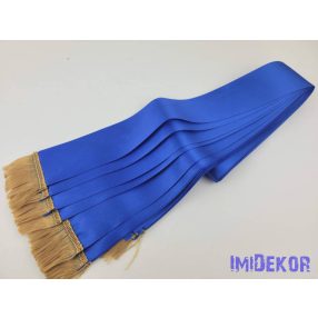   Színes sírcsokor szalag 5cm x 150cm 10db/csomag - Királykék