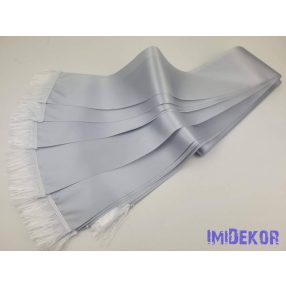 Színes sírcsokor szalag 9cm x 200cm 10db/csomag - Ezüst