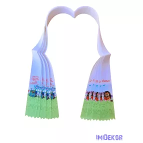 Ballagási szalag 4 cm óvodás - Olvasó süni