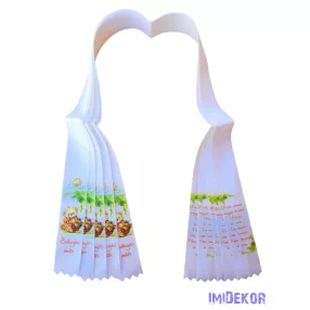 Ballagási szalag 4 cm óvodás - Táskás maci