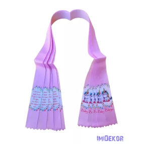 Ballagási szalag 4 cm óvodás - Bébi unikornis