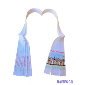 Ballagási szalag 4 cm óvodás - Kis bagoly