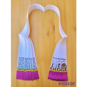 Ballagási szalag 4 cm óvodás - Póni