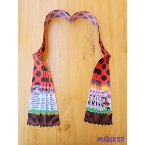 Ballagási szalag 4 cm óvodás - Katica