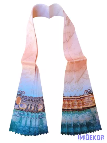 Ballagási szalag 6 cm - Térkép és iránytű