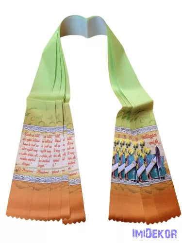 Ballagási szalag 6 cm - Barnás zöld