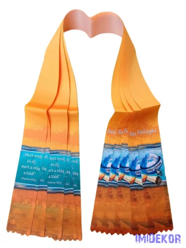 Ballagási szalag 6 cm - Világháló