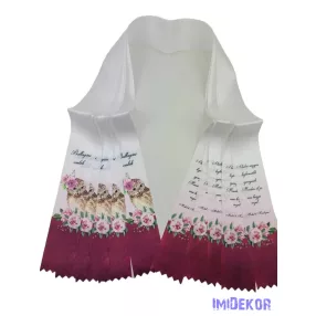 Ballagási szalag 6 cm - Peóniás Bagoly