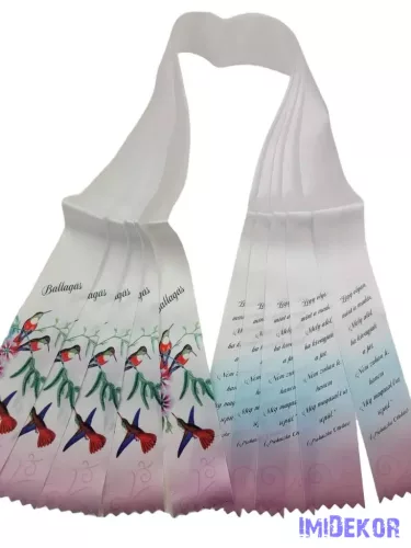 Ballagási szalag 6 cm - Kolibris