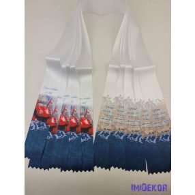 Ballagási szalag 6 cm - Piros autó