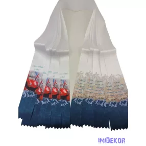 Ballagási szalag 6 cm - Piros autó