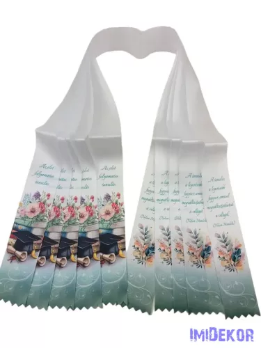 Ballagási szalag 6 cm - Komoly