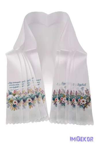 Ballagási szalag 6 cm - Szív