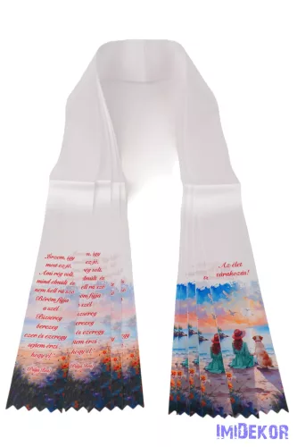 Ballagási szalag 6 cm - Tengerpart