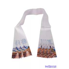 Ballagási szalag 6 cm - Könyves lépcső