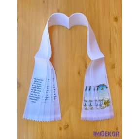 Ballagási szalag 7 cm - Kunfalvy-csokor