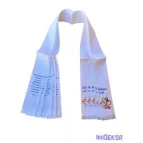 Ballagási szalag 7 cm - Tarisznya-rózsa