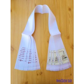 Ballagási szalag 7 cm - Eötvös-földgömb