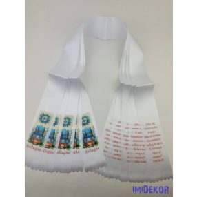 Ballagási szalag 7 cm - Kék nagy táska