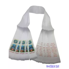 Ballagási szalag 7 cm - Kék nagy táska