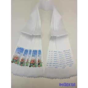 Ballagási szalag 7 cm - Fecskés talicska