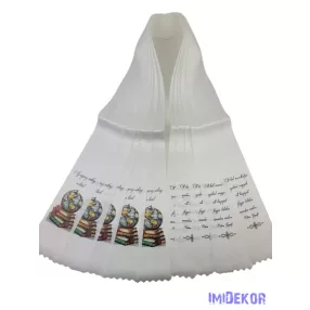 Ballagási szalag 7 cm - Földgömb