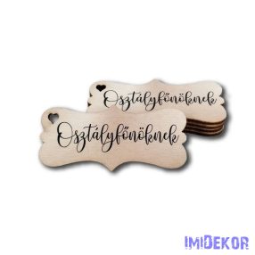 Osztályfőnöknek 3,2x7,2 cm - Kutyacsont biléta