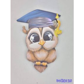 Cuki ballagó bagoly táblácska