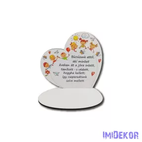 Kis talpas fa szív 13,2x12,8 cm - Búcsúzunk attól…