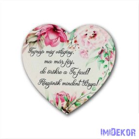 Esküvői nagy szív 13 cm - Tegnap még vőlegény